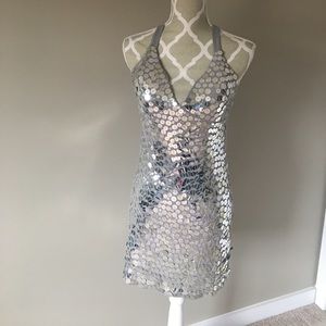 Silver dress SOLD✅
